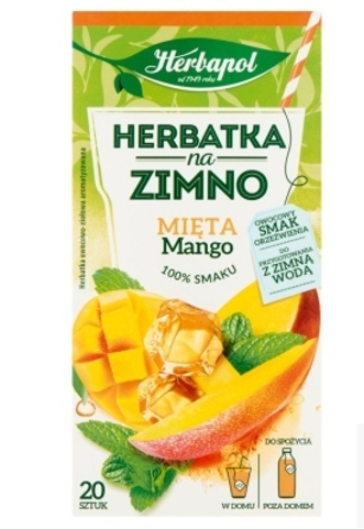 Herbata exp Herbapol na zimno mięta mango op 20