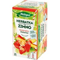 Herbata exp Herbapol na zimno trusawka rabar op 20