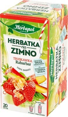 Herbata exp Herbapol na zimno trusawka rabar op 20