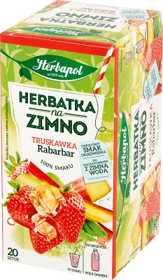 Herbata exp Herbapol na zimno trusawka rabar op 20