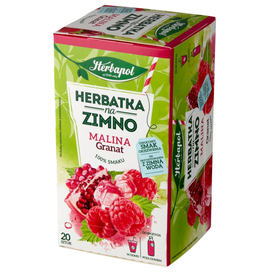 Herbata exp Herbapol na zimno malina granat op 20