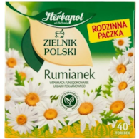 Herbata ziołowa Herbapol Zielnik Polski rumianek 40 saszetek x 1,5 g