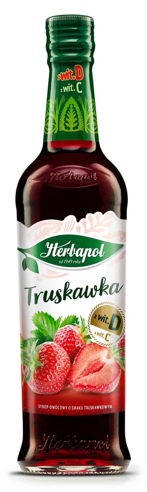 Syrop Herbapol truskawka 420 ml