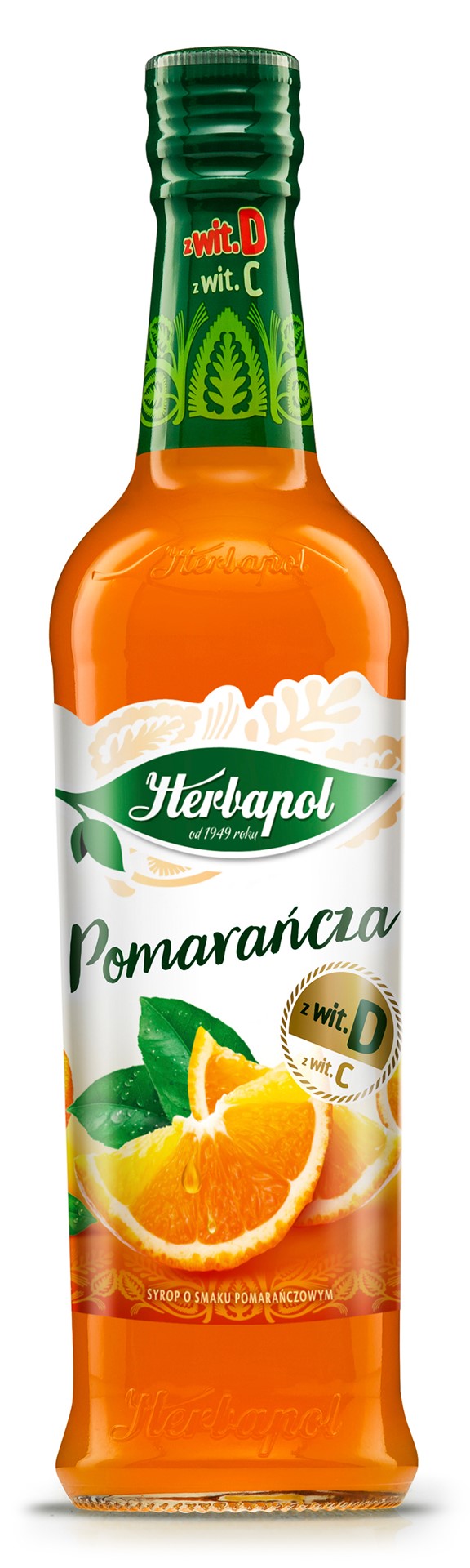 Syrop Herbapol pomarańcza 420 ml