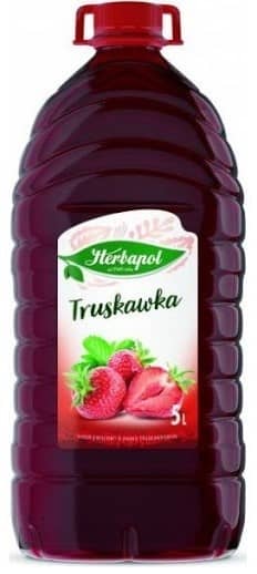 Syrop HERBAPOL Truskawka 5l