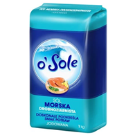 Sól morska drobnoziarnista jodowana o'Sole 1 kg