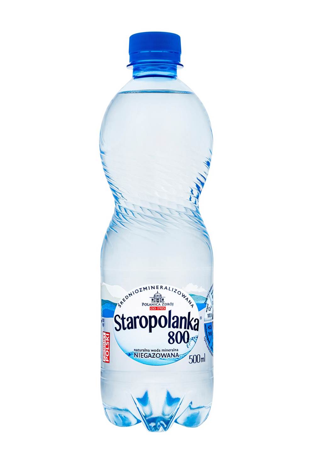 Woda Staropolanka 0,5 l niegazowana, opakowanie 12szt.