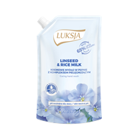 Mydło w płynie Luksja Linseed & rice milk 400 ml zapas