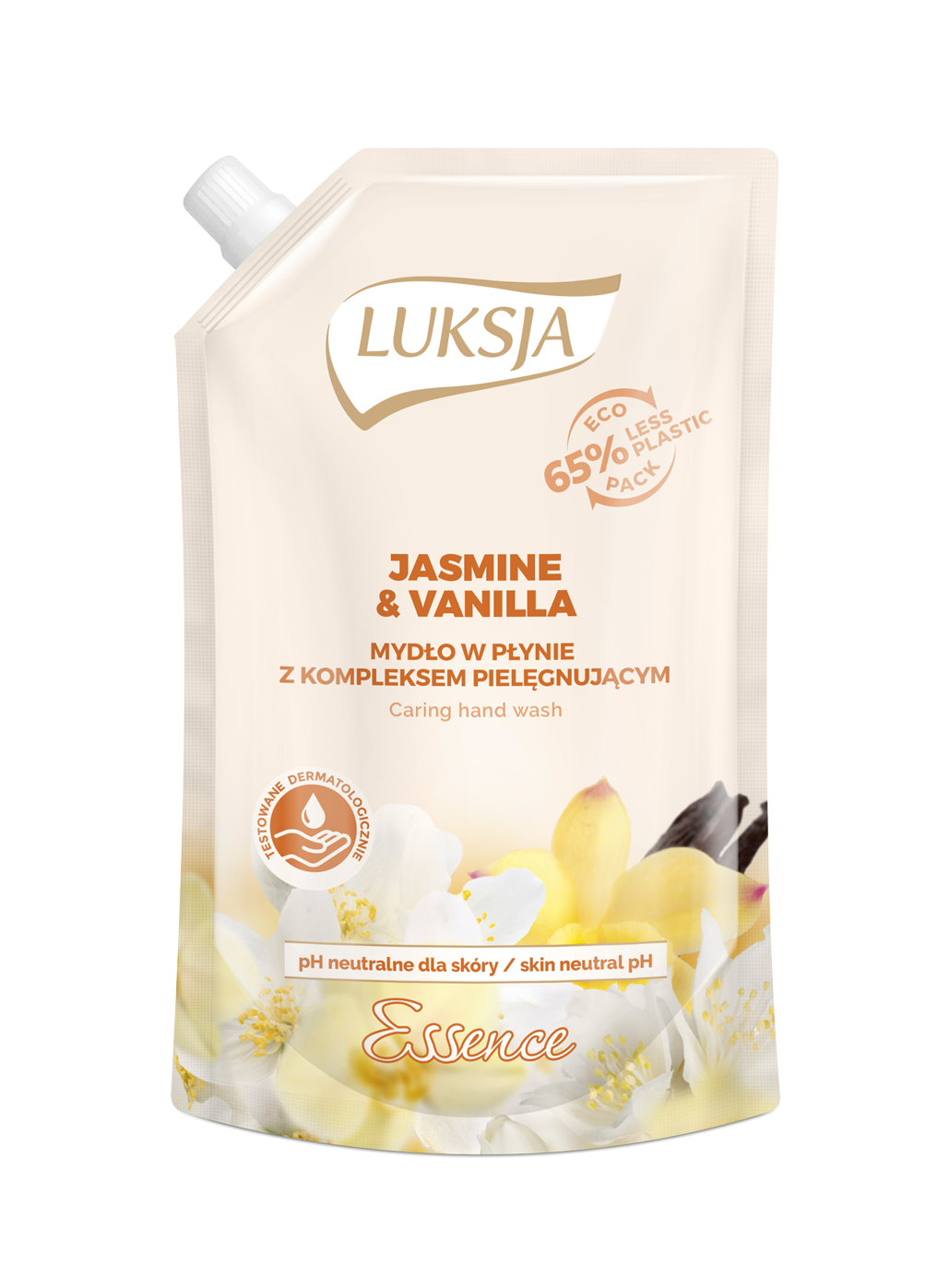 Mydło w płynie Luksja Jasmine & vanilla 400 ml zapas