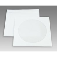 Koperty białe CD NK z oknem 125x125mm 80g 1000 szt.
