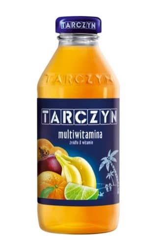 Sok multiwitamina 8 witamin Tarczyn 300 ml 15szt
