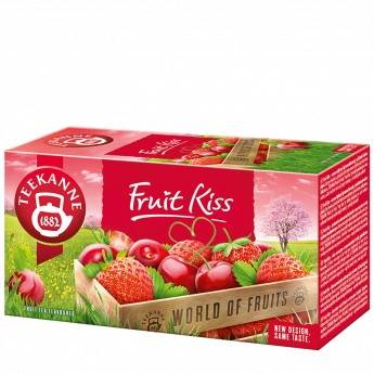 Herbata owocowa wiśniowo-truskawkowa Świat Owoców Teekanne 20 torebek