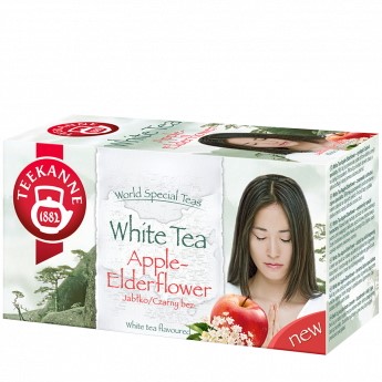 Herbata biała jabłko i czarny bez World special teas White Tea Teekanne 20 torebek