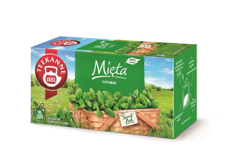 Herbata ziołowa mięta Teekanne 20 torebek
