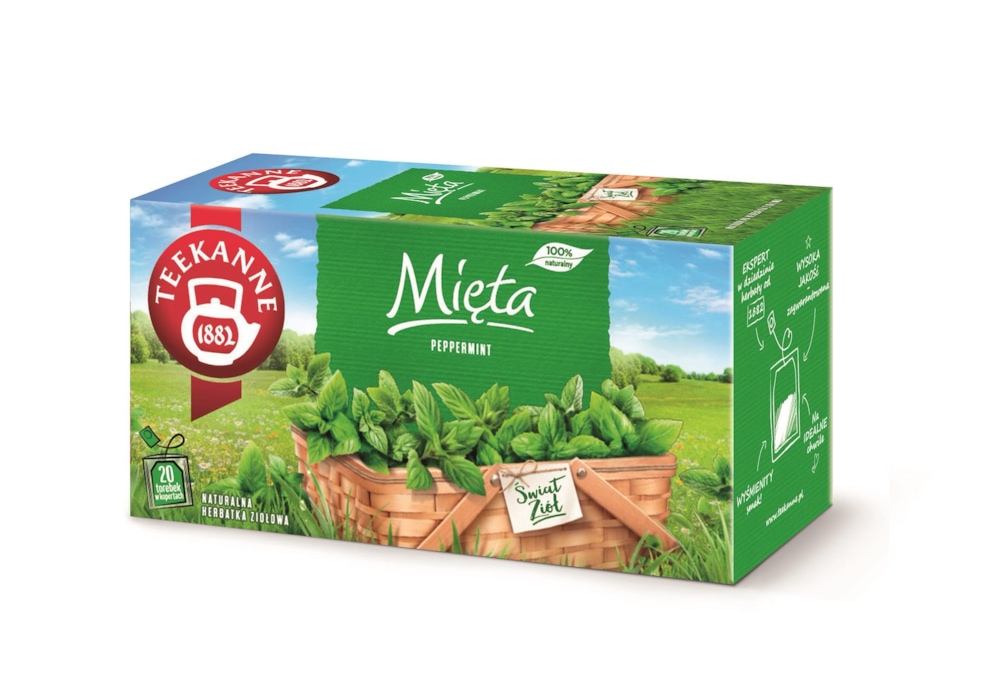 Herbata ziołowa mięta Teekanne 20 torebek
