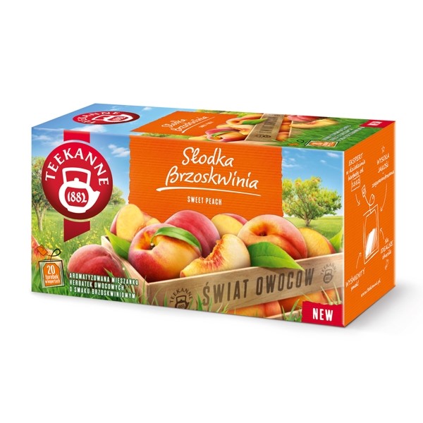 Herbata Teekanne  Peach 20x1.75g