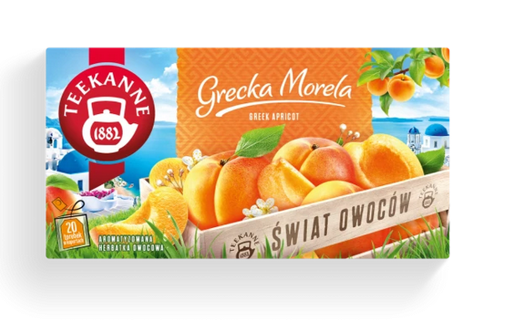 Herbata owocowa Grecka Morela Teekanne 20 torebek