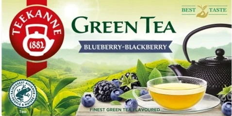 Herbata zielona exp TEEKANNE Blueberry-Blackberry 20szt