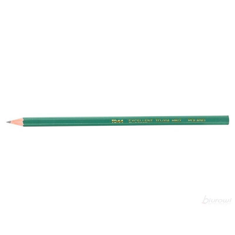 Ołówki z żywicy syntetycznej EXCELLENT,HB, hexagonalne,   zielony