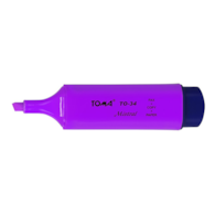 Zakreślacze tekstu MISTRAL,płaskie, szeroka końcówka 1-5mm,  fioletowy
