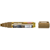 Markery kredowe, końcówka ścięta 5x8mm, 8g tuszu  złoty