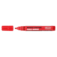 Markery kredowe, końcówka okrągła 4,5mm, 8g tuszu  czerwony