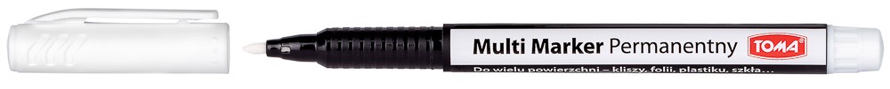 Pisaki permanentne Multi Marker 1,0mm,   biały