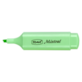 Zakreślacze tekstu MISTRAL PASTEL, płaskie, szeroka końcówka 1-5mm,  zielony