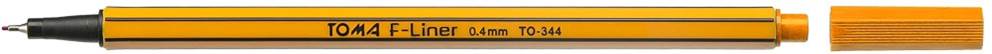 Cienkopisy F-Liner 0,4mm, pomarańczowa obudowa.  pomarańczowy