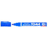 Marker olejowy, fibrowa końcówka 2,5mm,  niebieski