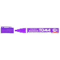 Marker olejowy, fibrowa końcówka 2,5mm,  fioletowy