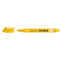 Marker olejowy,cienka fibrowa końcówka 1,5mm, 17 kolorów  żółty neon