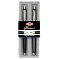 Zestaw GLAMOUR - długopis + ołówek automatyczny HB 0,5mm  mix