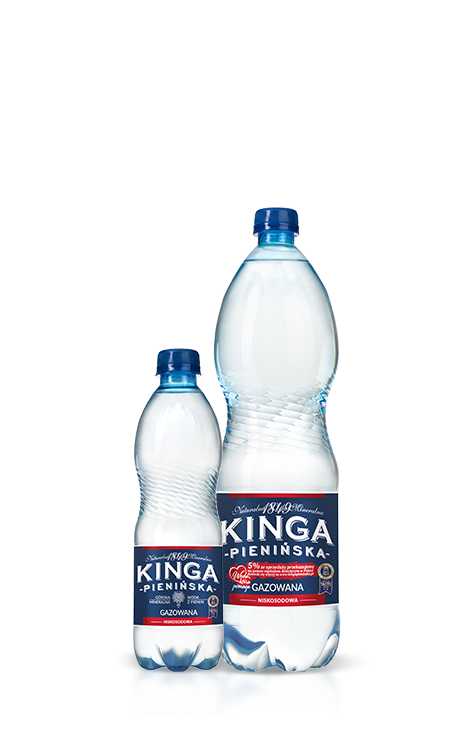 Woda mineralna gazowana Kinga Pienińska 1,5 l PET