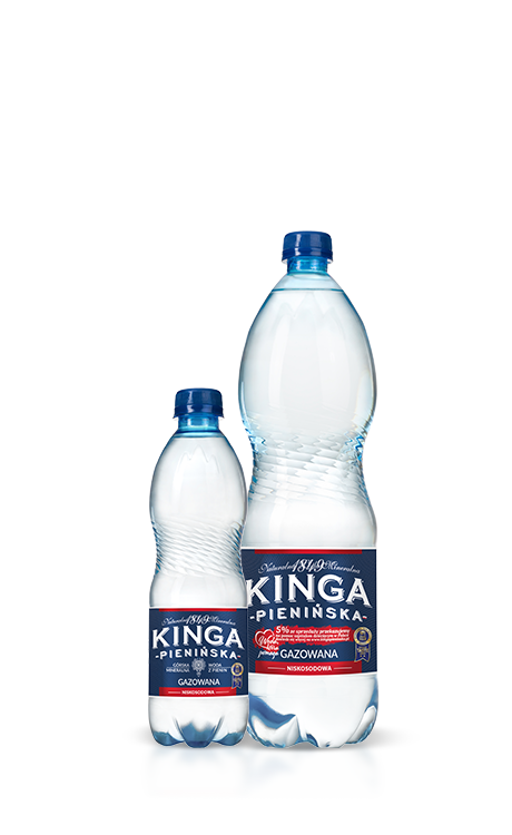 Woda mineralna gazowana Kinga Pienińska 1,5 l PET 6szt