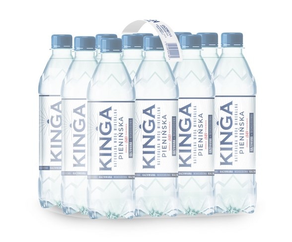 Woda mineralna gazowana Kinga Pienińska 500 ml PET 12szt