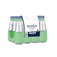 Woda mineralna gazowana Kinga Pienińska 330 ml szkło 12szt - butelki bezkaucyjne