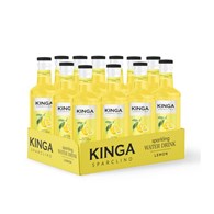 Woda KINGA Sparclino Water Drink Cytryna 250ml op12 Szklana Butelka bezzwrotna