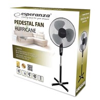 Wentylator ESPERANZA Hurricane, stojący, śr. 40cm, 50W, czarnoszary