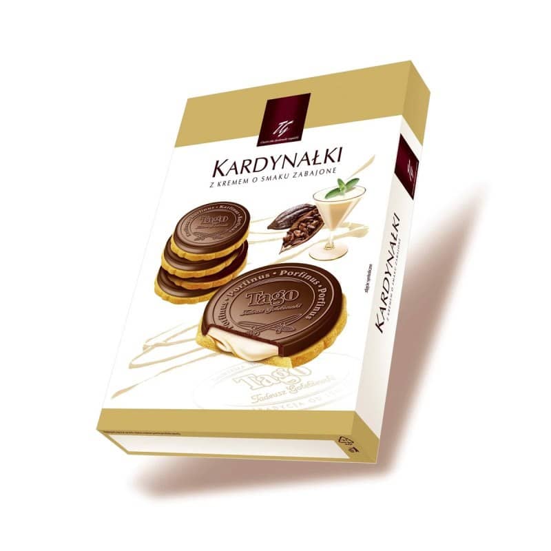 Ciastka TAGO Kardynałki 180g zabajone