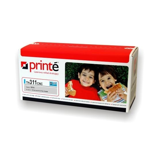 Toner cyan Printe zastępuje HP / Canon CE311A / CRG-729C 1000 str.