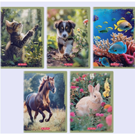 ZESZYT 16k/A5 KR ANIMALS