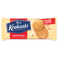 Ciastka KRAKUSKI Deserowe, z cukrem, 200 g
