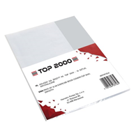 OKŁADKA NA ZESZYT TOP 2000 BG10 A5 PP 90MIC. KRYSTALICZNE op. 10 sztuk
