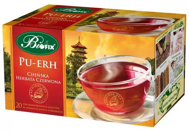 Herbata chińska czerwona Pu-Erh Bifix 20 torebek