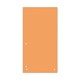 Przekładki DONAU, karton, 1/3 A4, 235x105mm, 100szt., pomarańczowe