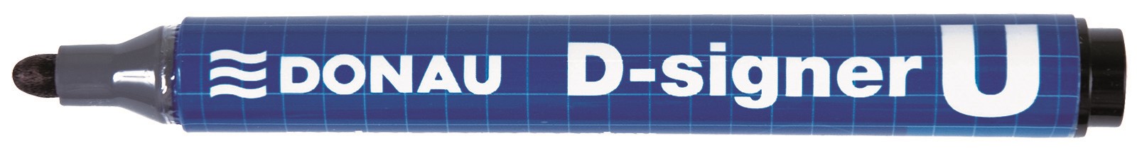 Marker permanentny DONAU D-Signer U, okrągły, 2-4mm (linia), czarny
