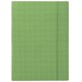 Teczka z gumką DONAU, karton, A4, 400gsm, 3-skrz., zielona w kratę