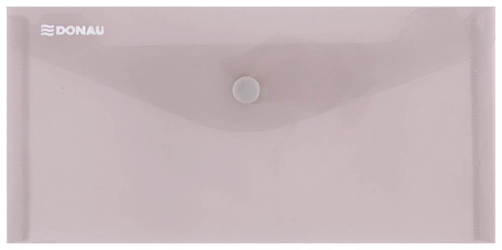 Teczka kopertowa DONAU zatrzask, PP, DL, 180mikr., dymna