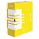Pudło archiwizacyjne DONAU, karton, A4/120mm, żółte